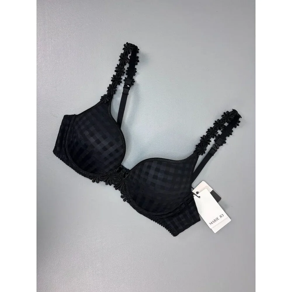 Marie Jo women's 34A black‎ Avero heart shape underwire bra NWT